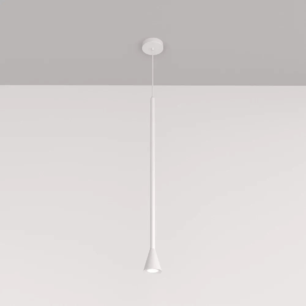 Pendul din Metal Alb H180xD7.5cm IP 20 GU10 40W Arrow