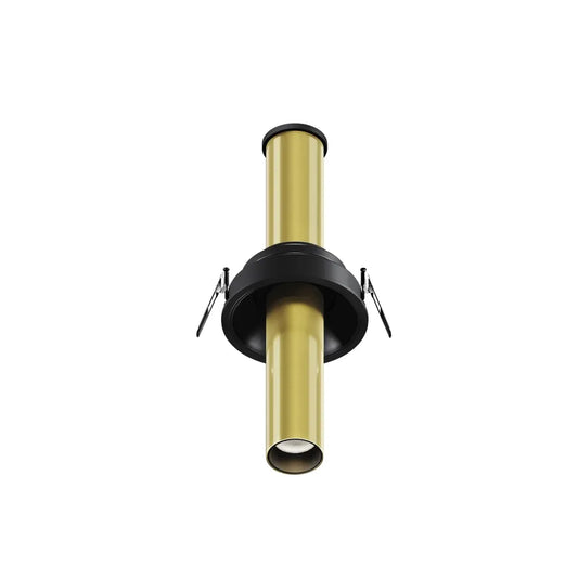Spot incastrat din Aluminiu Negru/Alama H21.6xD3cm 7W 460lm 3000k Focus T