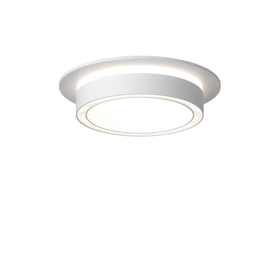 Spot incastrat din Aluminiu/Acrilic Alb H4.15xD10.5cm 12W Orlo