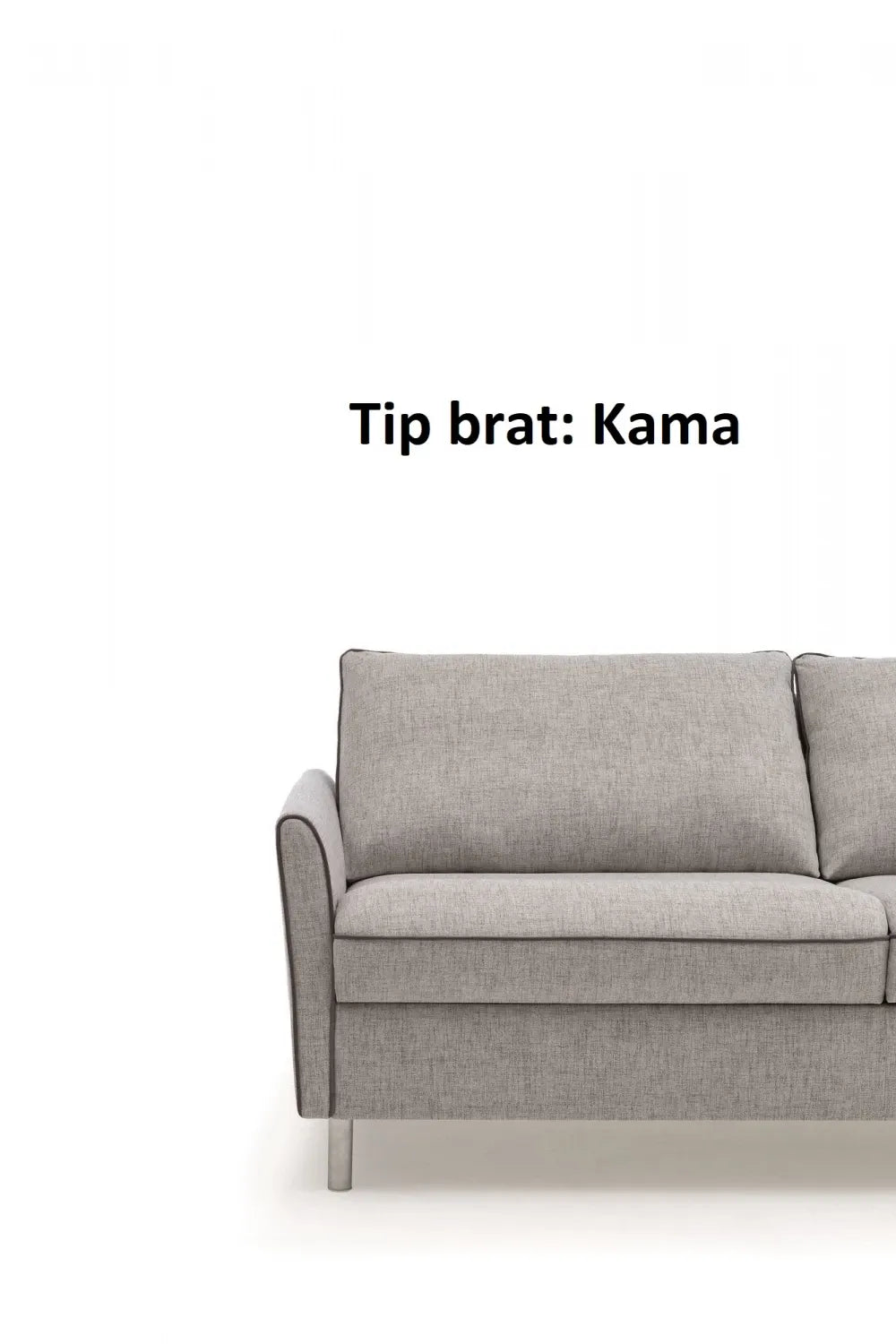 Canapea 3 locuri extensibila cu saltea de 140x190cm Bali