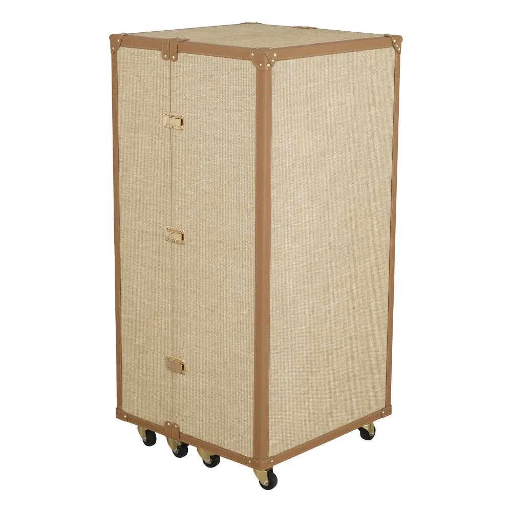 Dulap bar din MDF Maro L59xH122.5cm Martini Bianco Eichholtz