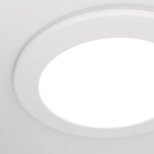 Spot incastrat rotund din ABS Alb H3xD17cm IP 44 12W 1000lm 3000-6000k Stockton