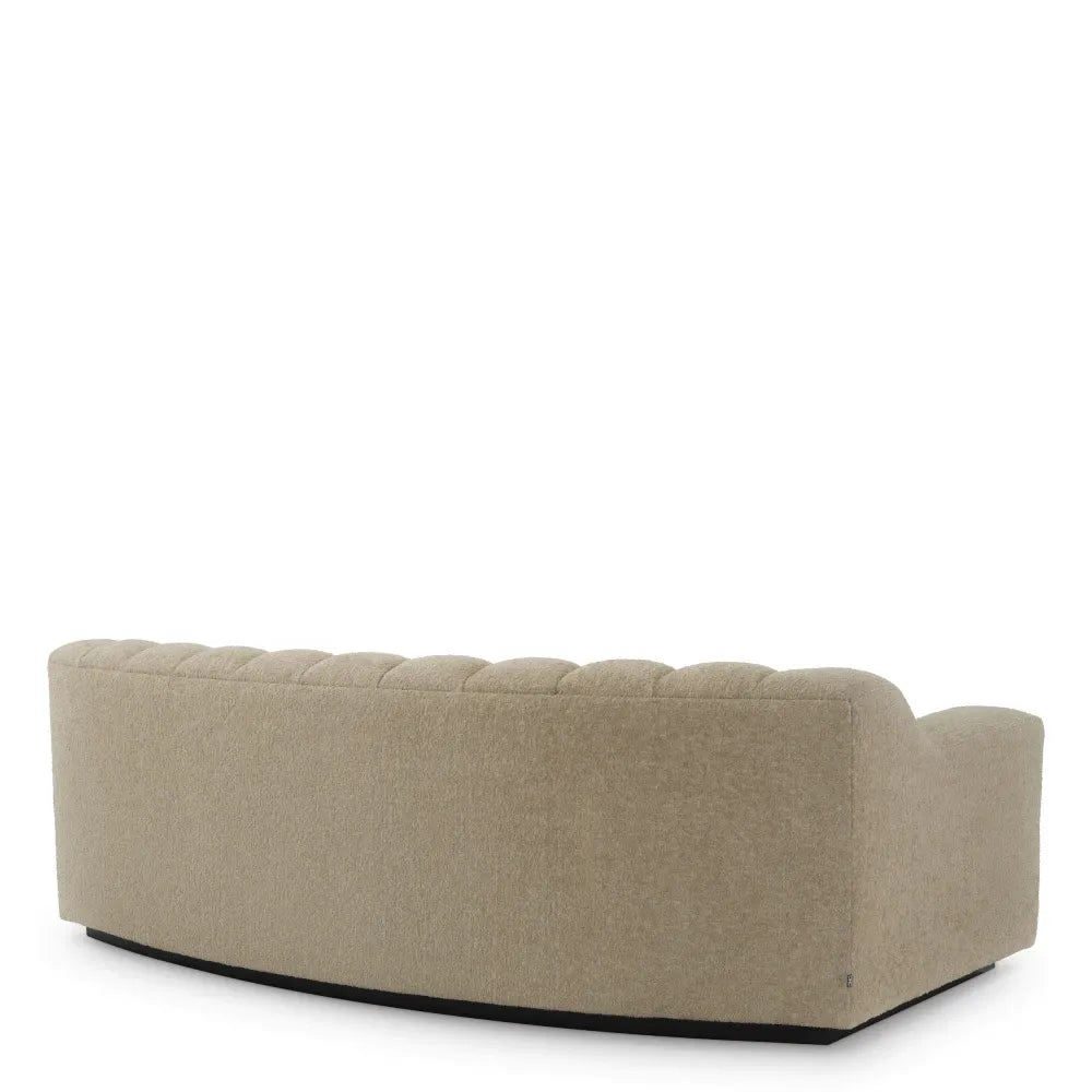 Canapea tapitat cu Stofa Cascade Bej L234xA117xH78.5cm Kelly S Eichholtz