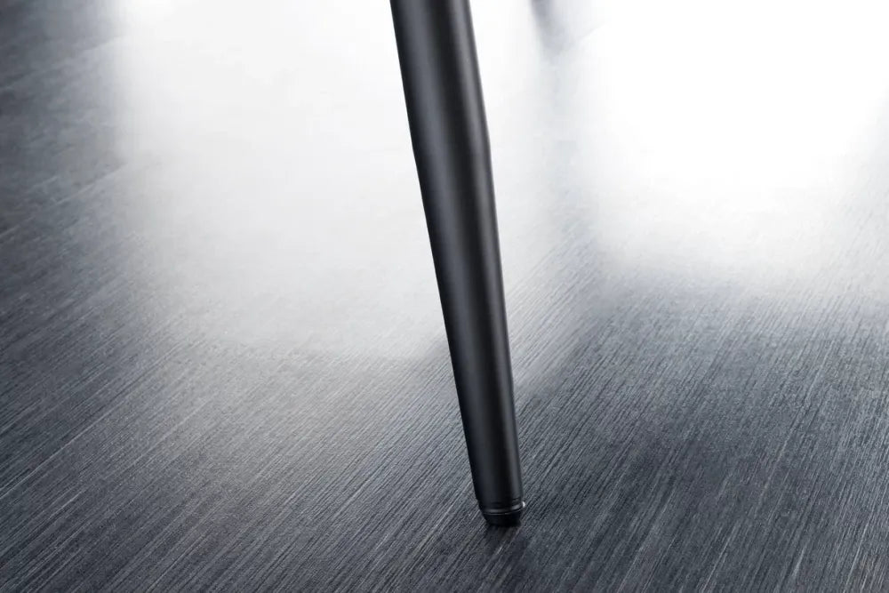 Banca din Metal Negru si Microfibra Maro H82xL160cm Turin