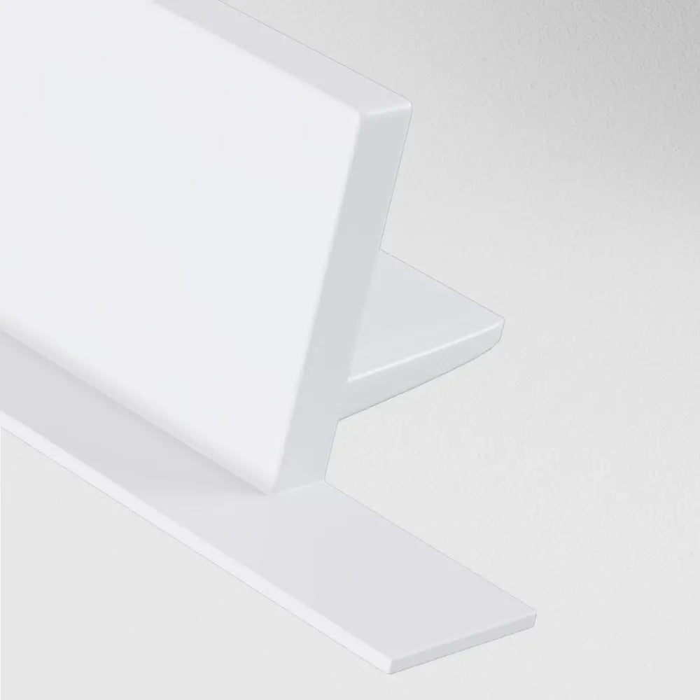 Cap sina monofazata incastrata din Aluminiu Alb L4xH2cm Accessories for tracks Unity