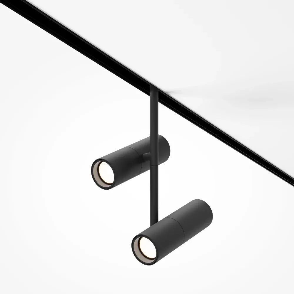 Spot pentru sina Exility din Aluminiu Negru H36.2xL19.3cm 24W 1463lm 3000k Elti Duo