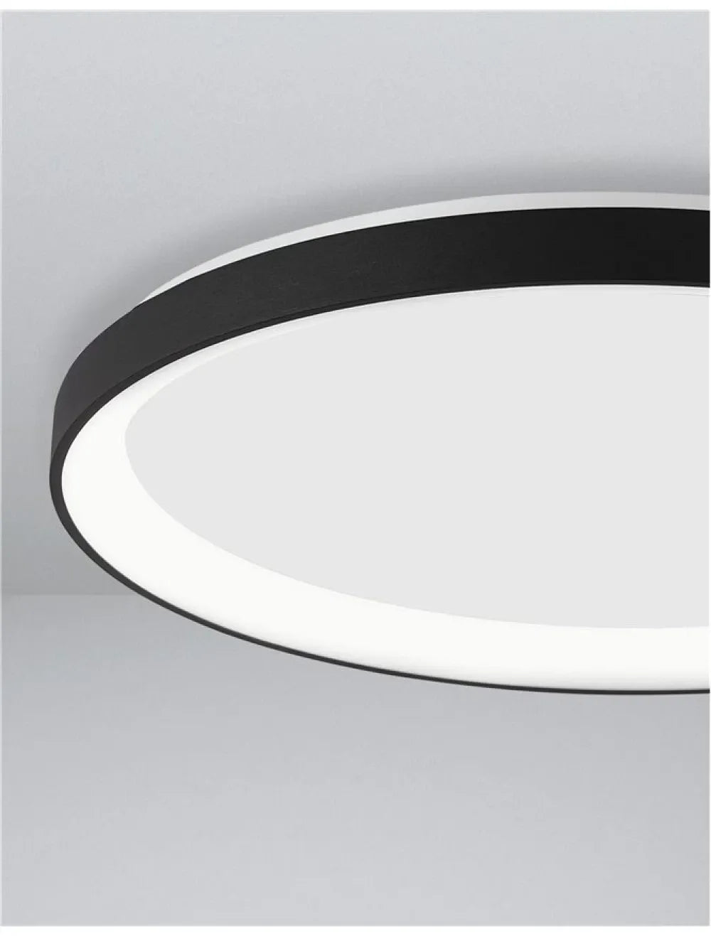 Plafoniera din Aluminiu Negru H6xL58cm IP20 50W 3134lm 2700k PERTINO