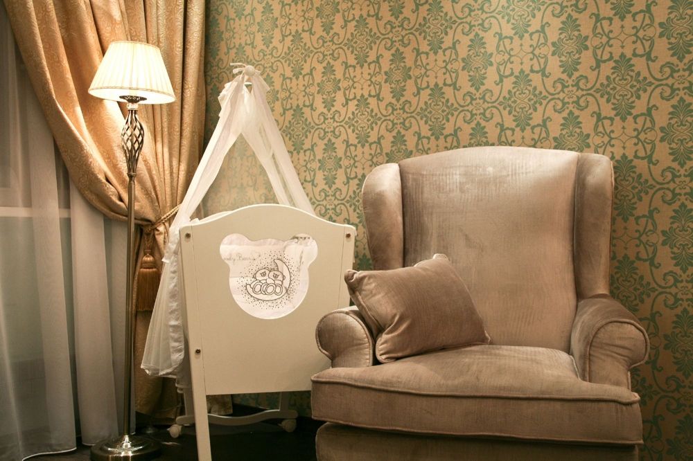 Lampa de podea din Organza Bej D38xH165cm Grace