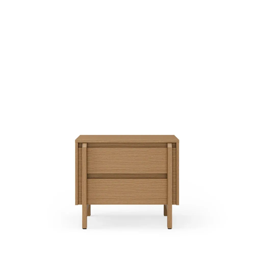 Noptiera cu sertare Pacific de culoare stejar L60xH48cm