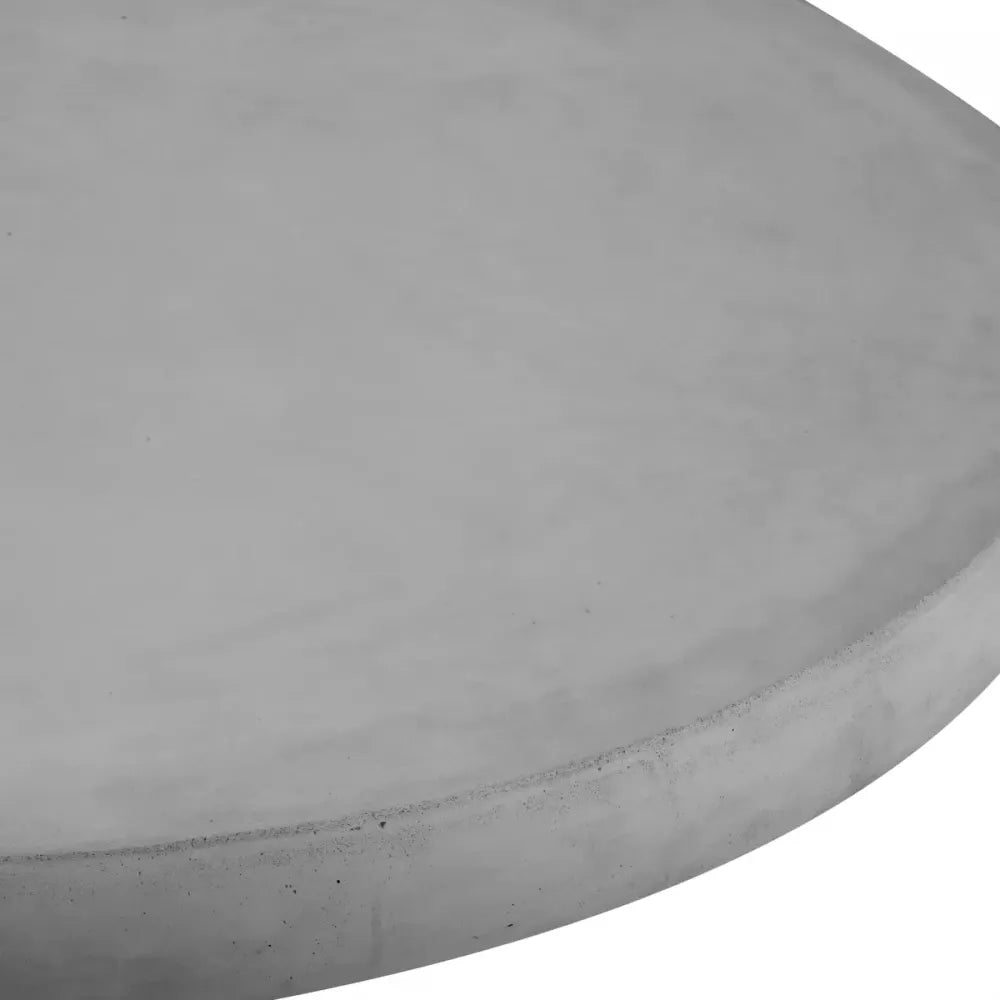 Masuta de cafea pentru exterior din Beton armat cu fibra de sticla Gri H32xD100cm Cleon Eichholtz