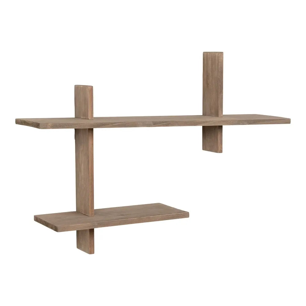 Raft de perete din Lemn de pin Maro L60xH36cm Ovada