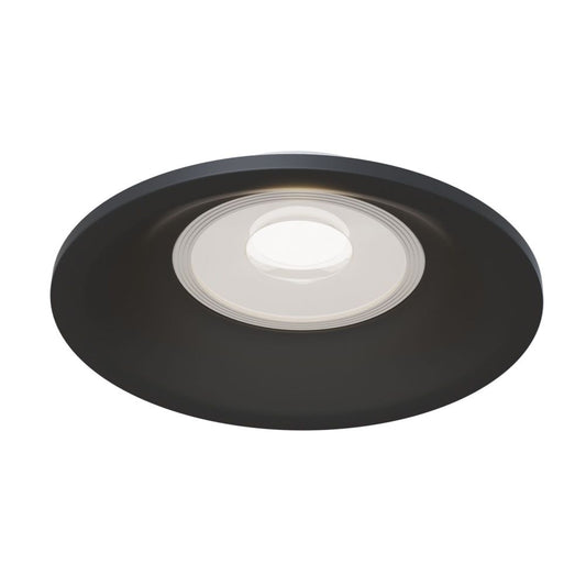 Spot incastra din Aluminiu Negru D9xH7cm Slim