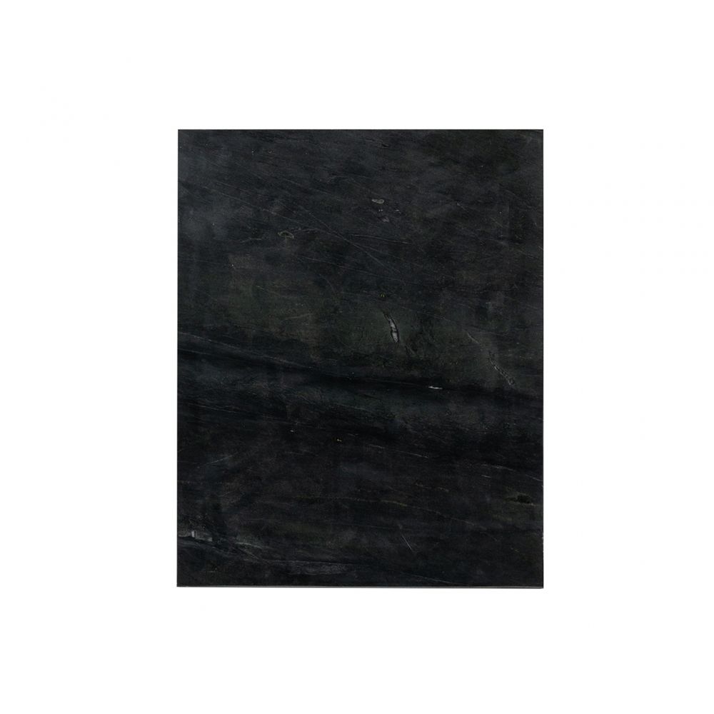 Noptiera din Marmura si MDF Negru/ Maro L50xH58cm Ironville Richmond Interiors