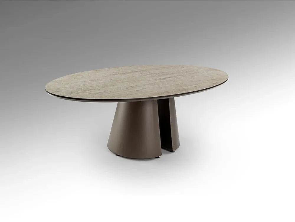 Masuta de cafea din Metal/MDF Maro si MDF Bej L130xH42cm Samara