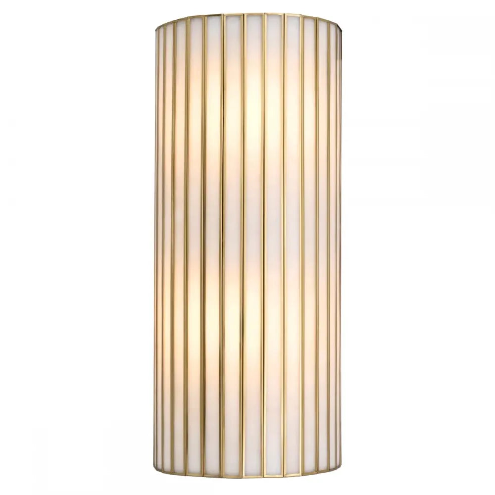 Aplica de perete din Metal Alama atichizata si Sticla Albastru H60xL26cm Monari Eichholtz