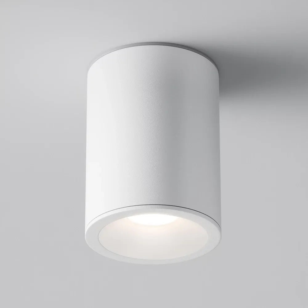 Spot aplicabil din Aluminiu Alb H11.5xD8.5cm IP 65 GU10 50W Zoom
