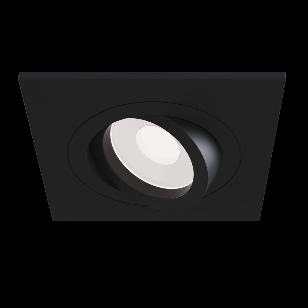 Spot incastra din Aluminiu Negru L10xH6cm Atom