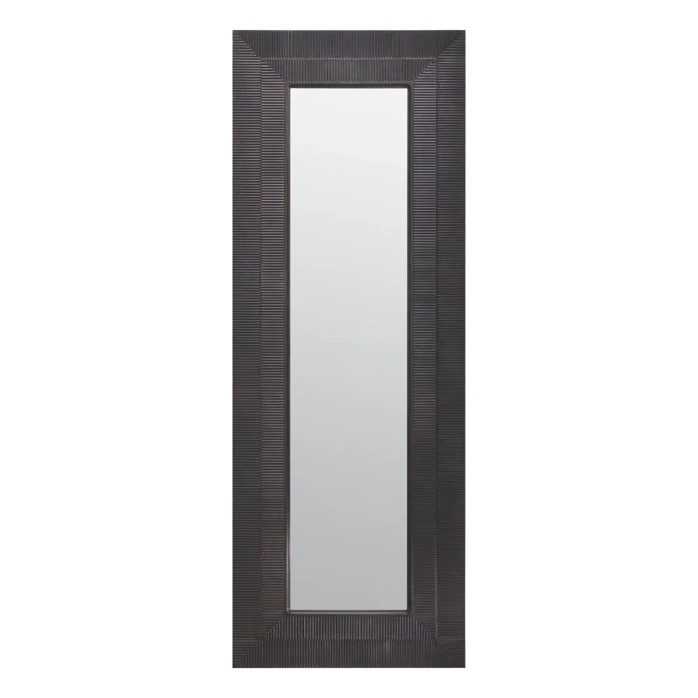 Oglinda cu rama din Metal/MDF Bronz L80xH220cm Rodion Rectangular Eichholtz