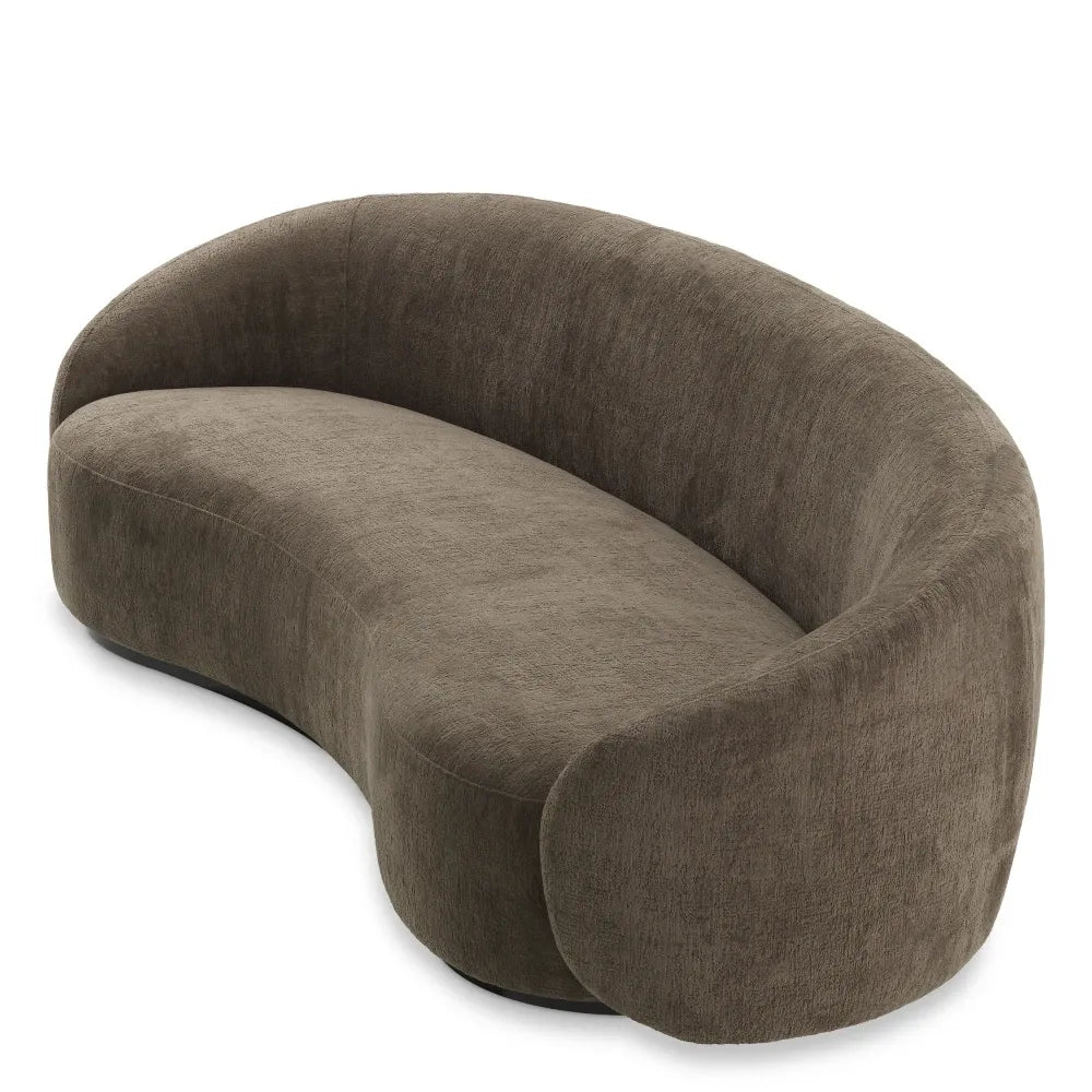 Canapea tapitat cu Stofa Maro L235xA105xH74cm Amore Eichholtz