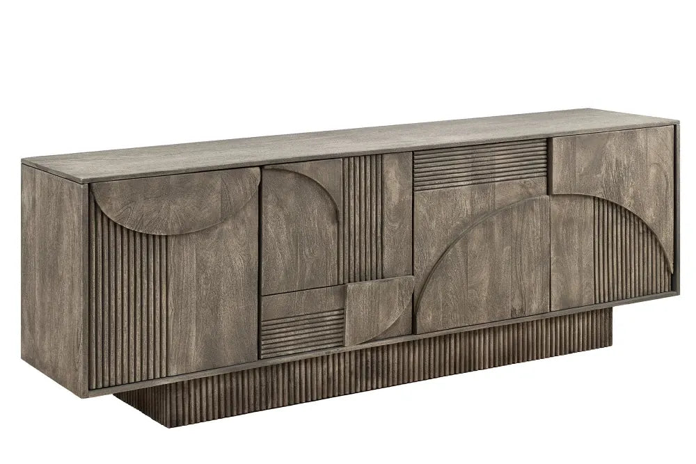 Comoda din Lemn de mango Gri L170xH80cm ART DECO