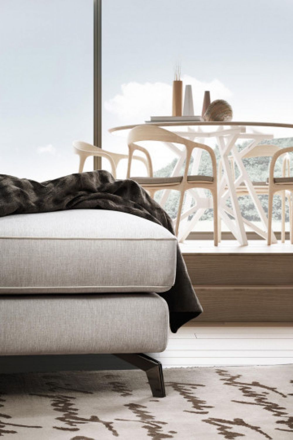 Coltar fix 5 locuri Spencer stil Elegant L284cm