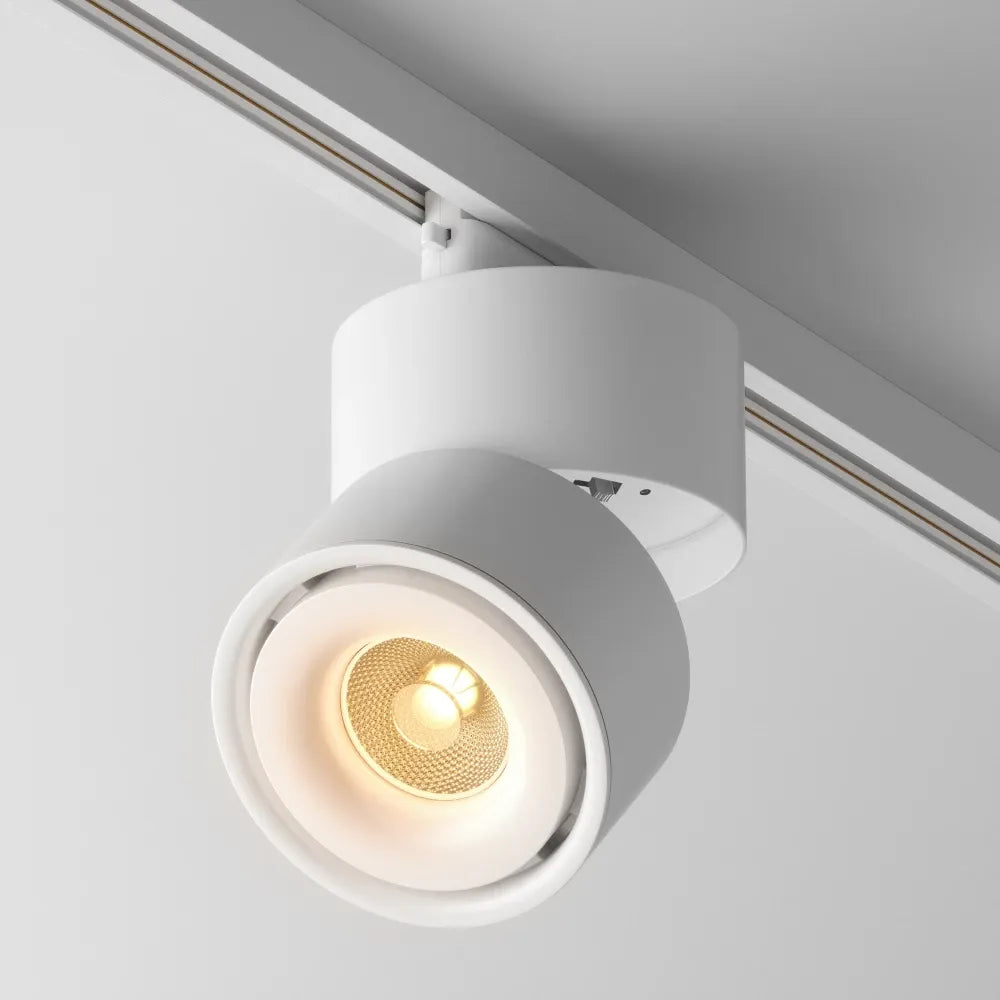 Spot pentru sina Unity din Aluminiu Alb H13.6xD10cm 15W 1359lm 3000k Yin