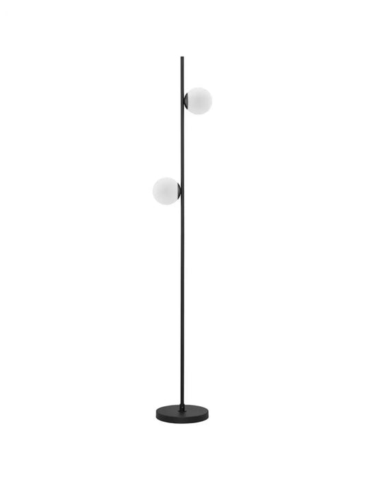 Lampa de podea structura din Metal Negru si abajur din Sticla Alb H169.5xL28.5cm IP20 16W 1860lm 3000k EDEM