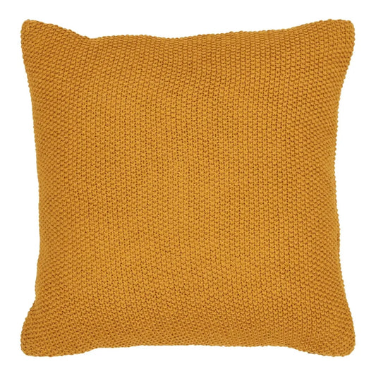 Perna decorativa din Bumbac Portocaliu ochre 45x45cm Santos