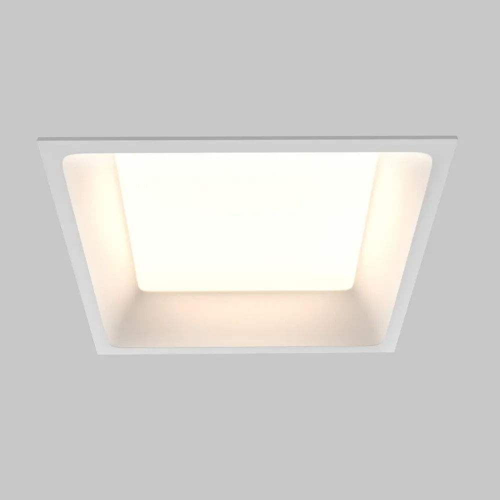 Spot incastrat din Aluminiu/plastic Alb H6xL14.5cm 18W Okno