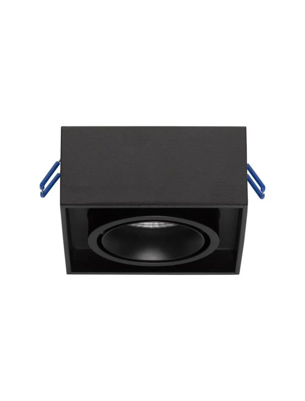 Spot incastrat din Aluminiu Negru H7.8xL9.6cm IP20 10W GU10 Brook