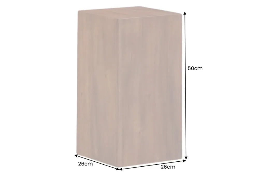 Coloana din Lemn de salcam Maro L26xH50cm COLUMNA