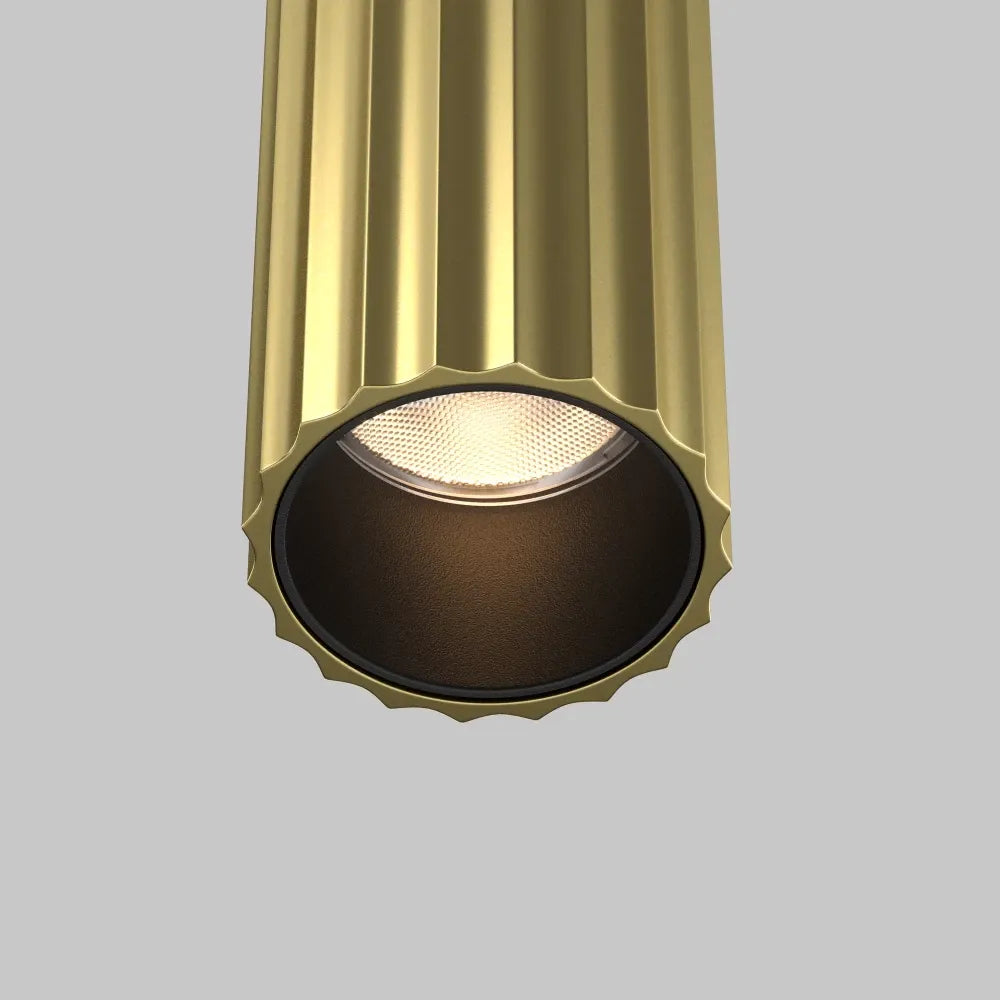 Aplica perete din Aluminiu Alama H49xD3.2cm Calipso