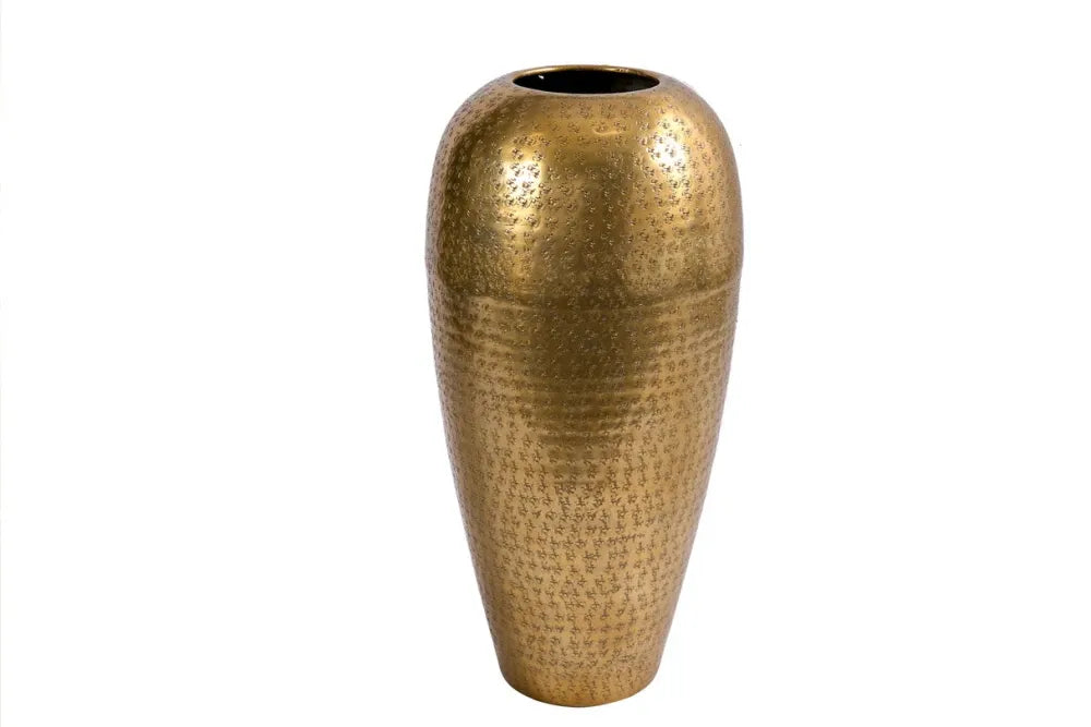 Vaza decorativa din Metal Auriu H50xL25cm Oriental