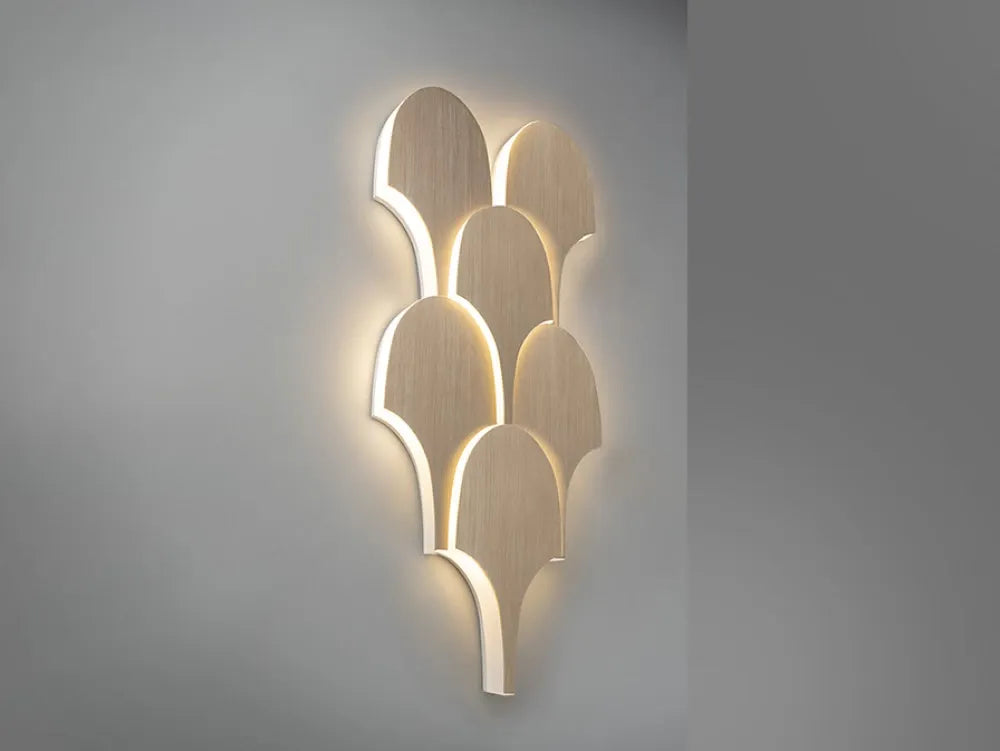 Aplica de perete din Metal Auriu H24xL12cm Serea L