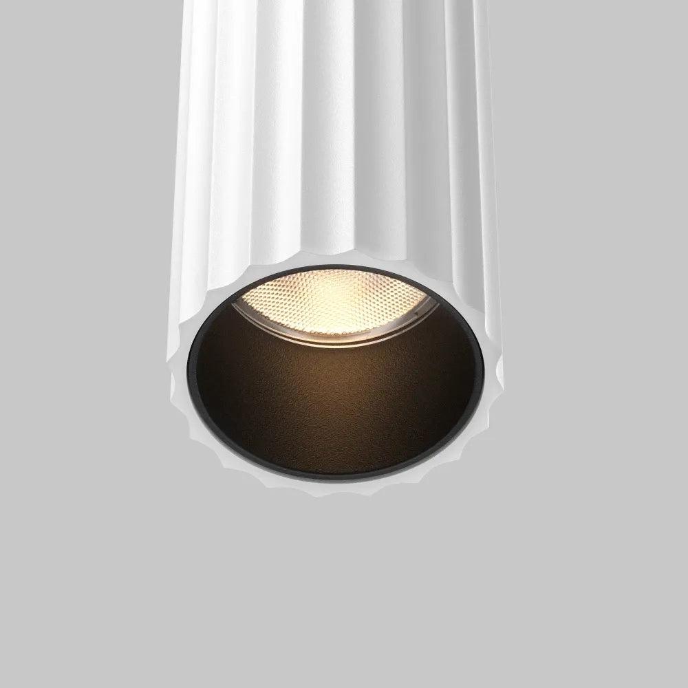Aplica perete din Aluminiu Alb H49xD3.2cm Calipso