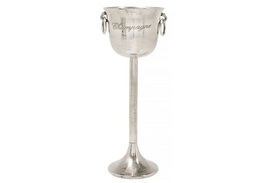 Frapiera inalta din Metal Argintiu H80xD29cm Champagne