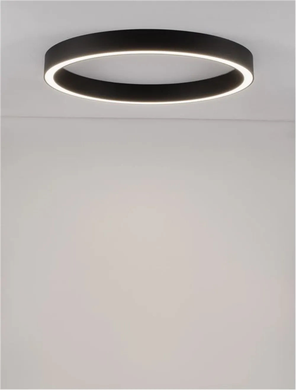 Plafoniera din Aluminiu Negru H7.8xL80cm IP20 50W 2968lm 3000k STING