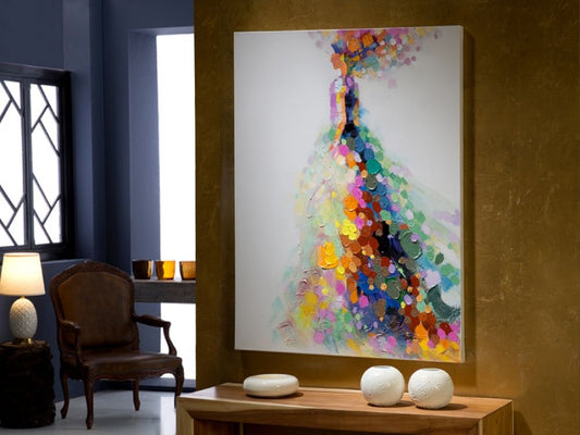 Tablou Dreptunghiular pe Panza Multicolor Gala H120xL90cm