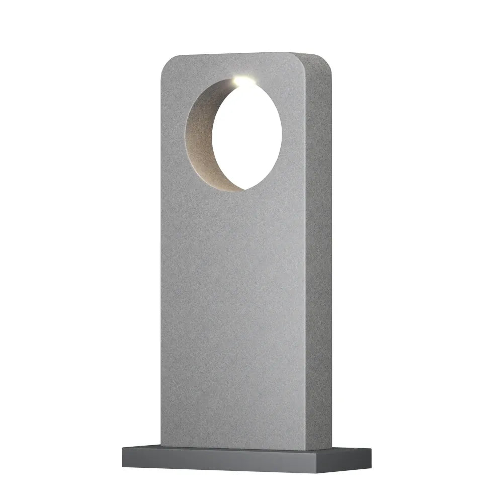Stalp exterior din Ciment/Aluminiu Gri H74xL30cm Betone