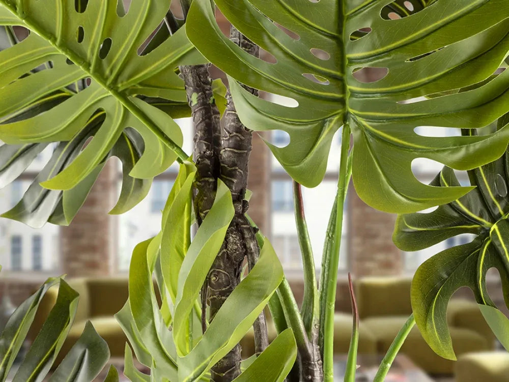 Planta artificiala din Plastic Verde L120xH210cm Monstera
