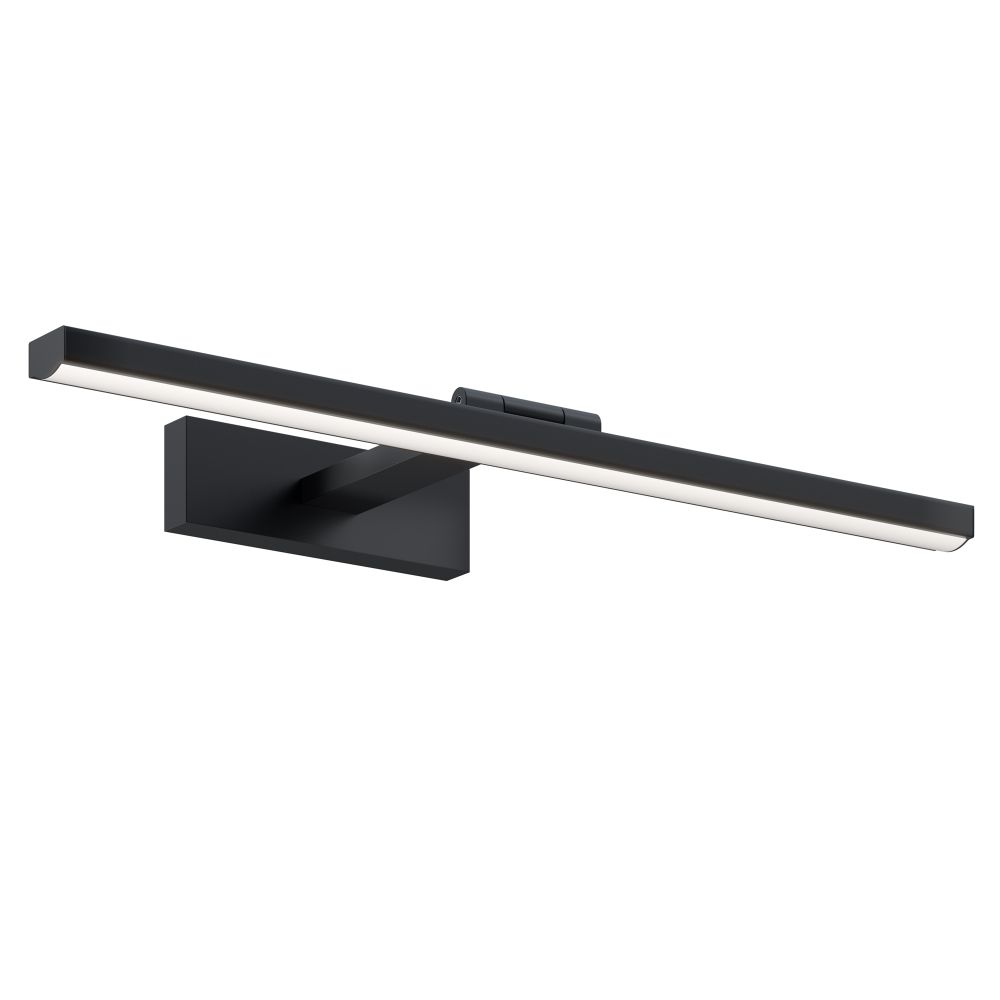 Aplica de perete Metal si Plastic Negru/Alb L20xH5cm Bris
