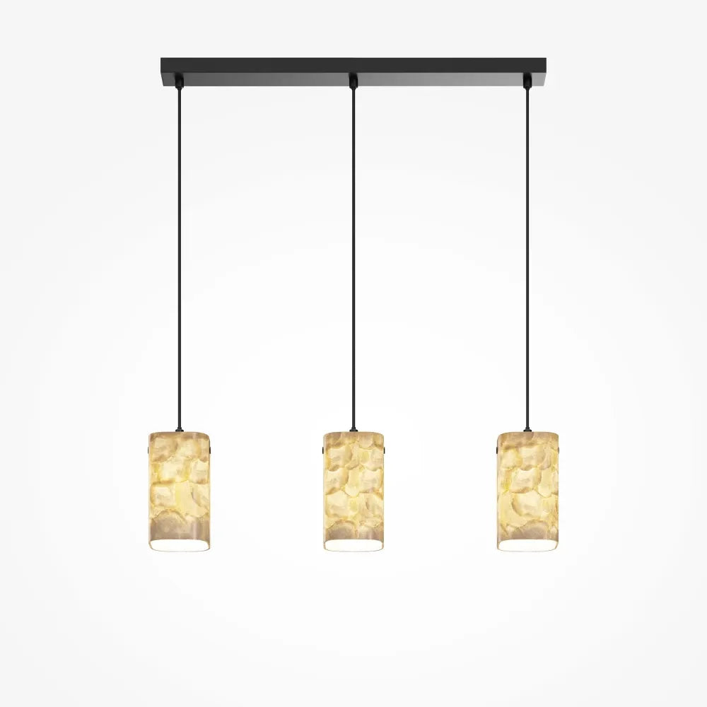 Lustra din Metal Negru H230xL70.2cm Maris
