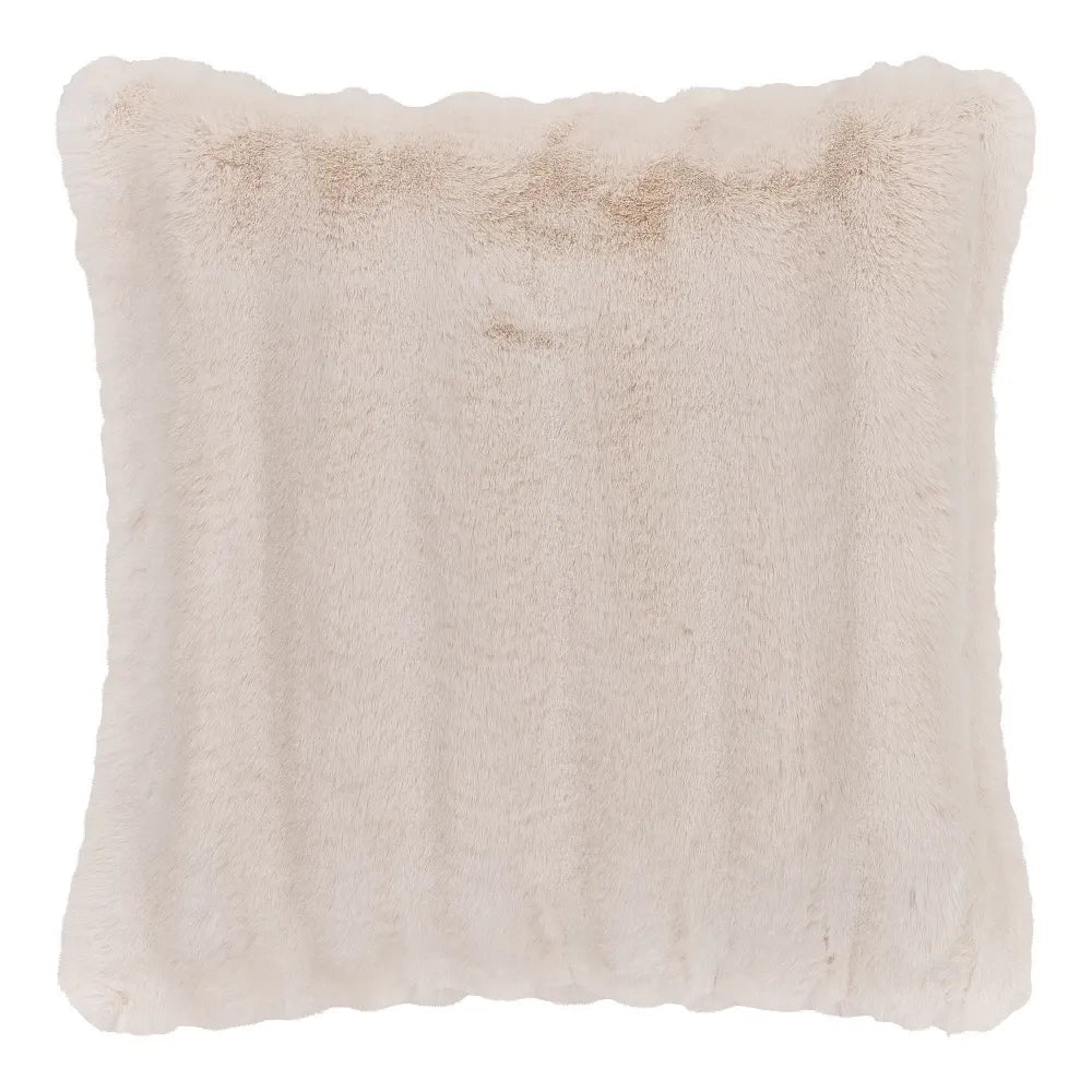 Perna decorativa din Blanita artificiala Alb 45x45cm Galena