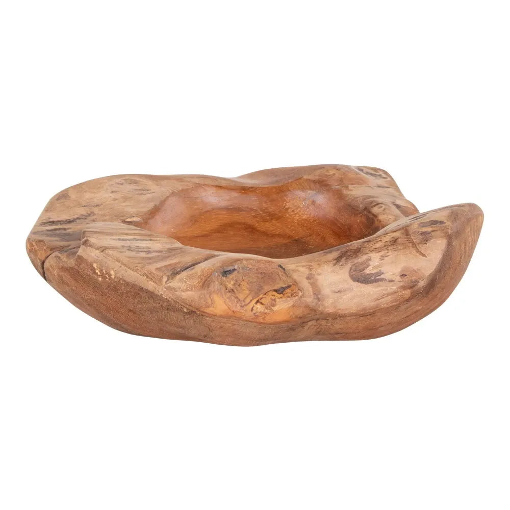 Bol decorativ din Lemn de tec Maro H8xD20cm Rio