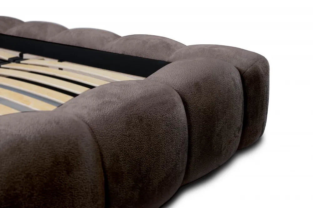 Pat 140x200cm tapitat cu Chenille Gri inchis Boston