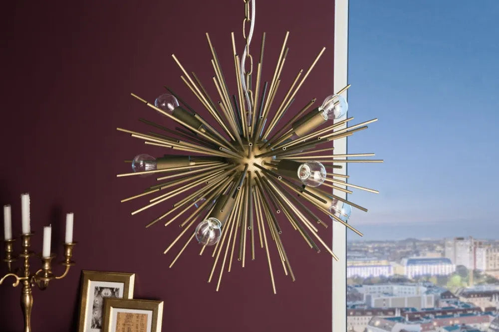 Pendul din Metal Auriu L50xH50cm SUNLIGHT