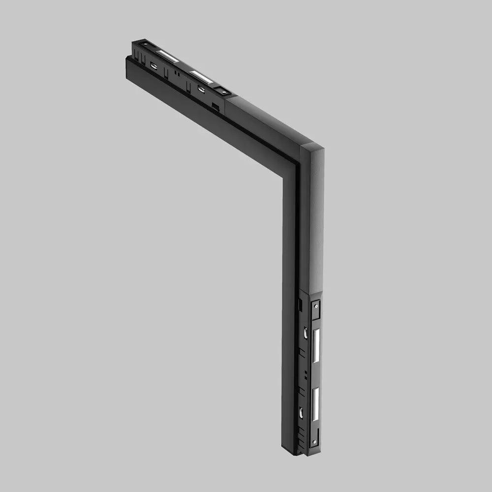 Spot pentru sina Exility incastrata din Aluminiu Negru H4xL32cm IP 20 24W 1230lm 3000k Basis