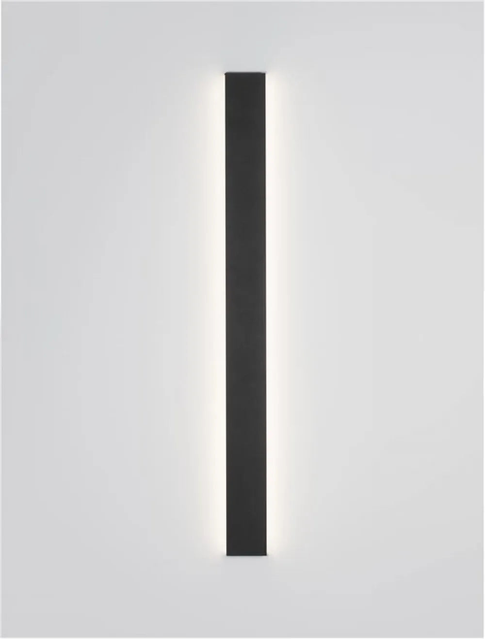 Aplica de perete din Aluminiu Negru H7.5xL90cm IP20 36W 2614lm 3000k SELINE