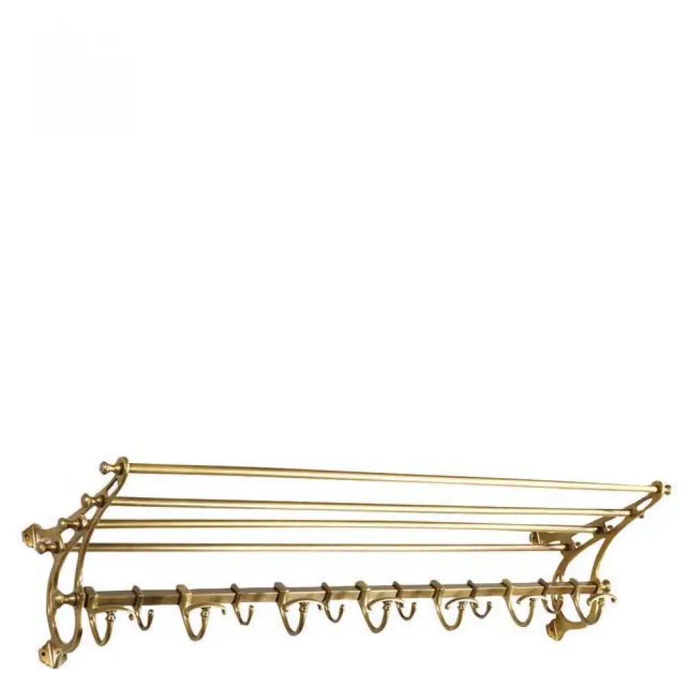 Cuier de perete din Metal Alama L100xH20cm Hudson L Eichholtz