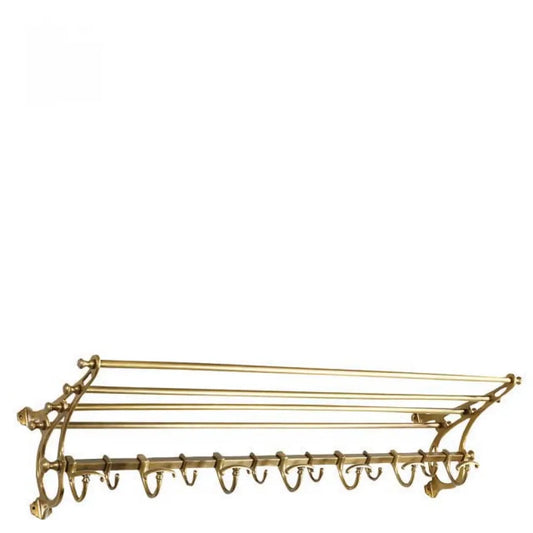 Cuier de perete din Metal Alama L100xH20cm Hudson L Eichholtz